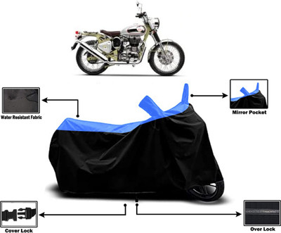 Amexride Two Wheeler Cover for Royal Enfield(Bullet Trials 500, Multicolor)
