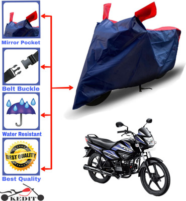 AASHTIK MART Two Wheeler Cover for Hero(Splendor NXG, Red, Blue)