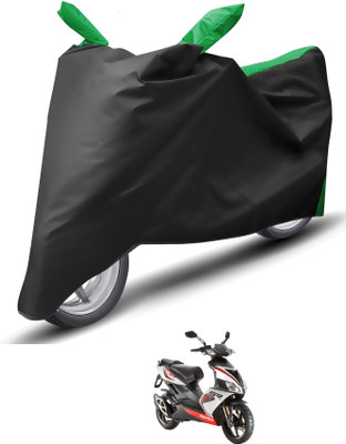 Caronix Waterproof Two Wheeler Cover for Aprilia(SR 150, Green)