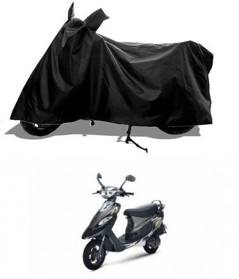 GROFATIK Two Wheeler Cover for TVS(Pep Plus BS6, Black)