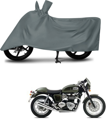 MMSSTAR Waterproof Two Wheeler Cover for Triumph(Thruxton 1200 R, Grey)