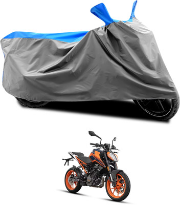 CODOKI Waterproof Two Wheeler Cover for KTM(200 Duke, Grey, Blue)