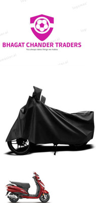 bhagat chander traders Waterproof Two Wheeler Cover for Hero(Duet, Black)