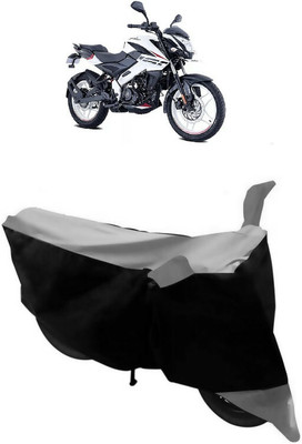 GANPRA Two Wheeler Cover for Bajaj(Pulsar NS 160, Black, Grey)