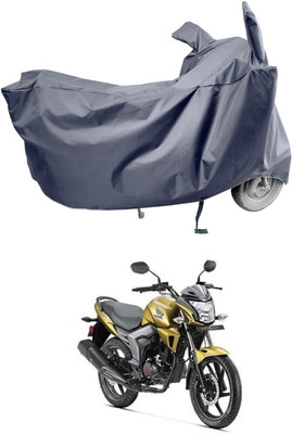 Amexride Two Wheeler Cover for Honda(CB Trigger, Grey)