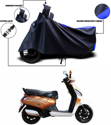 ANTHUB Waterproof Two Wheeler Cover for Mahindra(Gusto, Blue)