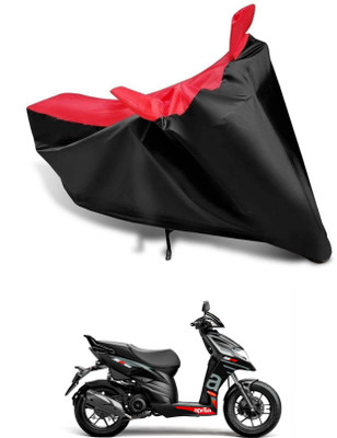 KEDIT Two Wheeler Cover for Aprilia(SR 160, Red, Black)