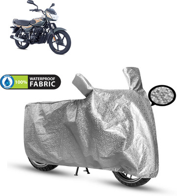 CODOKI Waterproof Two Wheeler Cover for Bajaj(CT100, Silver)