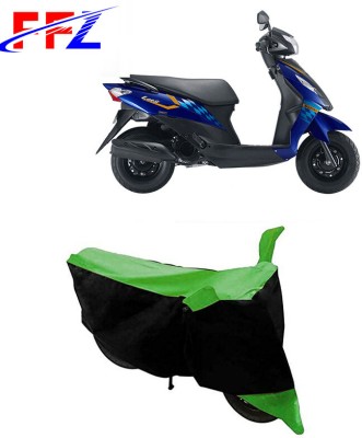 FFZ Two Wheeler Cover for Suzuki(Let's, Black, Green)