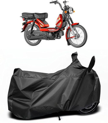 KEDIT Two Wheeler Cover for TVS(Heavy Duty, Black)