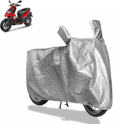 aksmit Waterproof Two Wheeler Cover for Aprilia(SR 160, Silver)