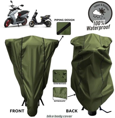 MADAFIYA Two Wheeler Cover for Ather(450, Green, Black)