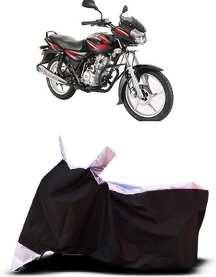 VESMEI Two Wheeler Cover for Bajaj(Discover 125 DTS-i, White)