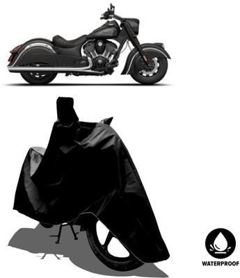 Amexride Waterproof Two Wheeler Cover for Indian(Chief Dark Horse, Black)