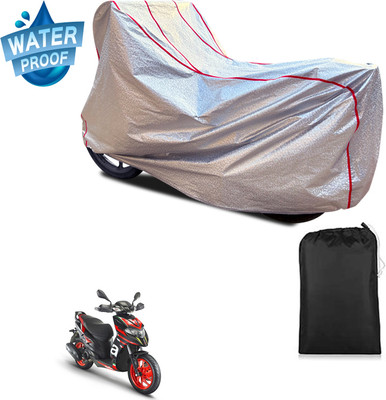 GOSHIV-car and bike accessories Waterproof Two Wheeler Cover for Aprilia(Silver)