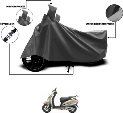 GOSHIV-car and bike accessories Waterproof Two Wheeler Cover for Honda(Activa 6G, Grey)