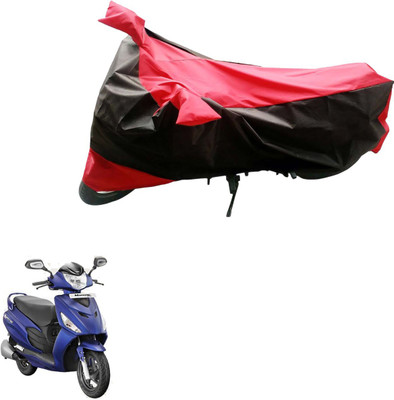 Mdstar Waterproof Two Wheeler Cover for Hero(Maestro Edge, Black, Red)