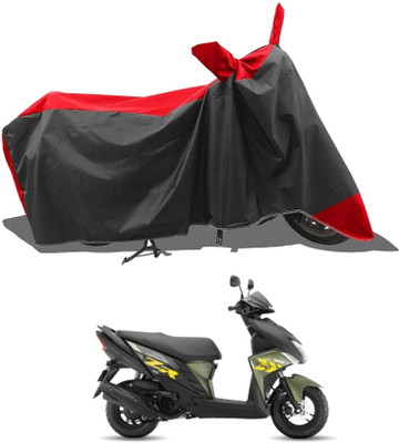 KEDIT Two Wheeler Cover for Yamaha(Red, Black)