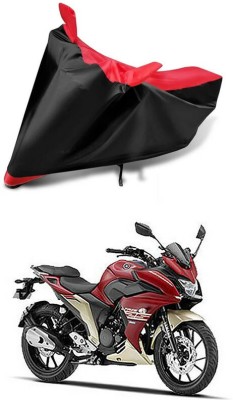 Genipap Two Wheeler Cover for Yamaha(Fazer-250, Red, Black)