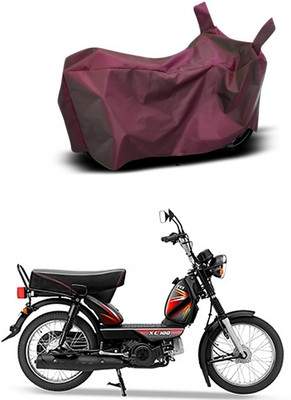 Mdstar Waterproof Two Wheeler Cover for TVS(XL 100 Comfort, Maroon)