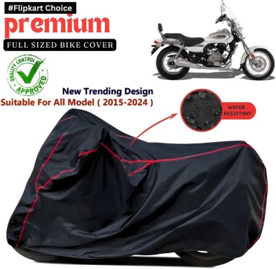 Pagwin Two Wheeler Cover for Bajaj(Avenger 220 Cruise, Black, Red)