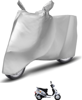 Caronix Waterproof Two Wheeler Cover for Mahindra(Duro, Silver)