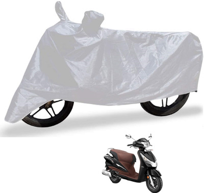 Auto Hub Waterproof Two Wheeler Cover for Hero(Destini 125, Silver)