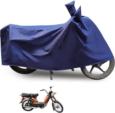 Auto Hub Two Wheeler Cover for TVS(Heavy Duty Super XL, Blue)