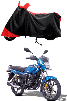 GROFATIK Two Wheeler Cover for Bajaj(Platina 110 H-Gear, Red)