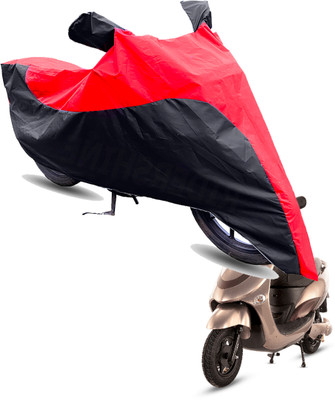 FurniGully Two Wheeler Cover for Hero(Electric Photon BS6, Red, Black)