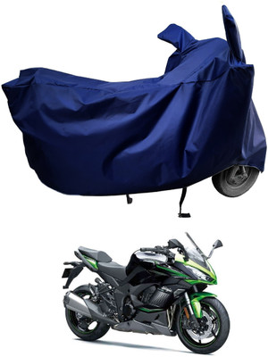 Amexride Two Wheeler Cover for Kawasaki(Ninja 1000, Blue)