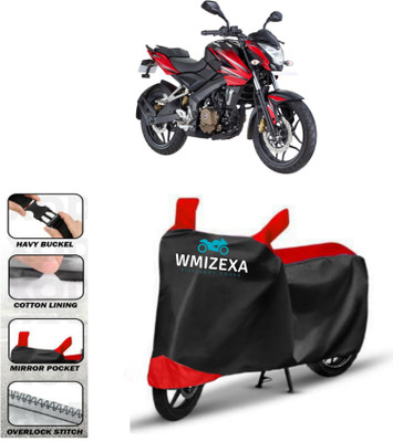 WMIZEXA Two Wheeler Cover for Bajaj(Pulsar NS-160, Red, Black)