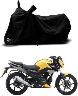 KEDIT Two Wheeler Cover for TVS(Raider, Black)