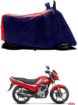MMSSTAR Waterproof Two Wheeler Cover for Hero(Super Splendor, Red, Black)