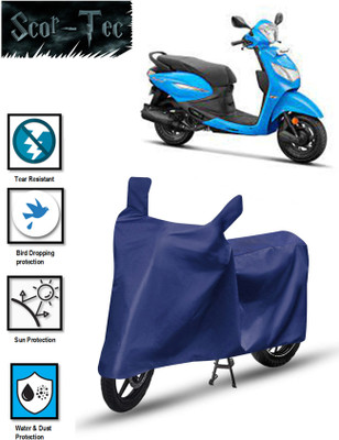 SCOR-TEC Waterproof Two Wheeler Cover for Hero(Pleasure, Blue)