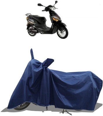 KEDIT Two Wheeler Cover for Hero(Electric Zippy, Blue)