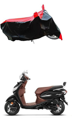 VESMEI Two Wheeler Cover for Hero(Pleasure+ 110, Red)