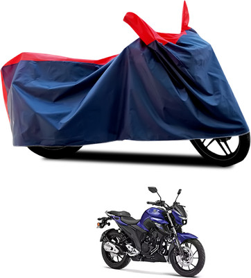 PAGORA Waterproof Two Wheeler Cover for Yamaha(FZ 25, Black, Red)