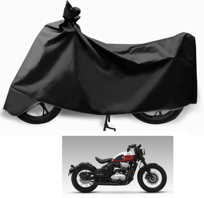 Euro Care Waterproof Two Wheeler Cover for JAWA(Bobber 350, Black)