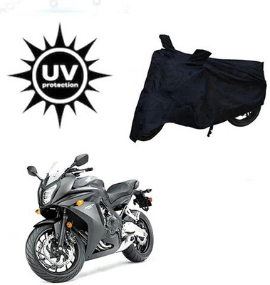 MMSSTAR Waterproof Two Wheeler Cover for Honda(CBR 650F, Black)