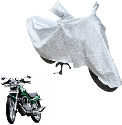 RiderShine Waterproof Two Wheeler Cover for TVS(Fiero FX, Silver)