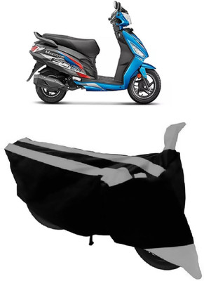 HEMSKAR Two Wheeler Cover for Hero(Maestro Edge 110 BS6, Black, Grey)
