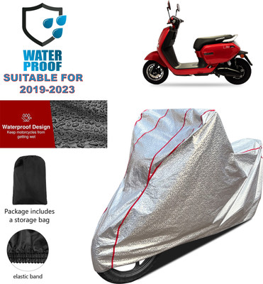 PAGORA Waterproof Two Wheeler Cover for Okinawa(Lite, Silver)