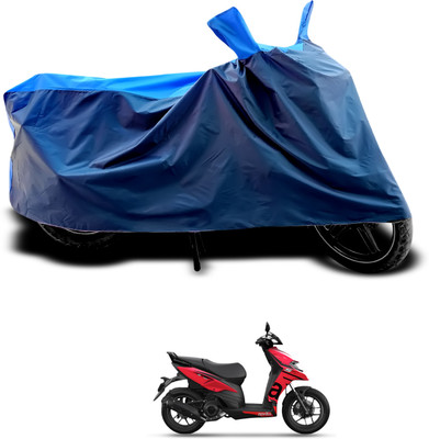 PAGORA Waterproof Two Wheeler Cover for Aprilia(SR 160, Black, Blue)