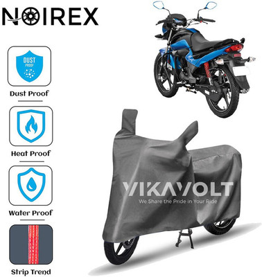 NOIREX Two Wheeler Cover for Hero(Splendor I Smart, Grey)