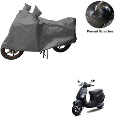 DeepShakshi AUTOMOTIVE Waterproof Two Wheeler Cover for Piaggio(Vespa LX, Grey)