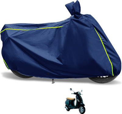 Euro Care Waterproof Two Wheeler Cover for Vespa(Vespa, Blue)