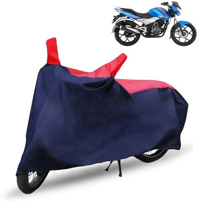 Mdstar Waterproof Two Wheeler Cover for Bajaj(Discover 125 DTS-i, Red, Blue)