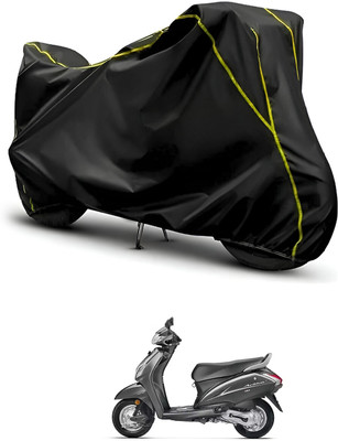 PAGORA Waterproof Two Wheeler Cover for Honda(Activa 4G, Black, Black)