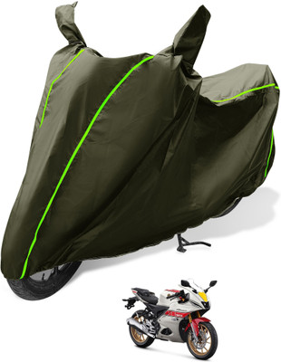 Auto Hub Waterproof Two Wheeler Cover for Yamaha(R15, Green)